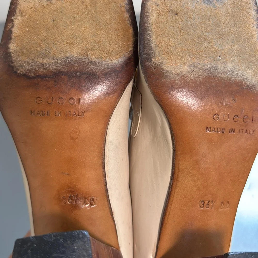 Vintage Gucci Heel Loafers - Picture 7 of 11